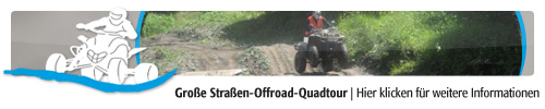 Große Quad-Straßen-Offroadtour